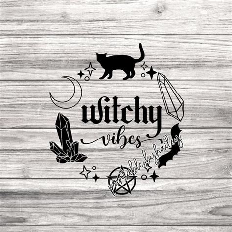 Enhance Your Designs with the Mystery of Witchy Vibes SVG